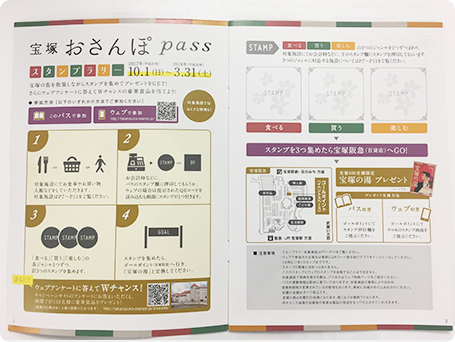 宝塚おさんぽpass スタンプラリー